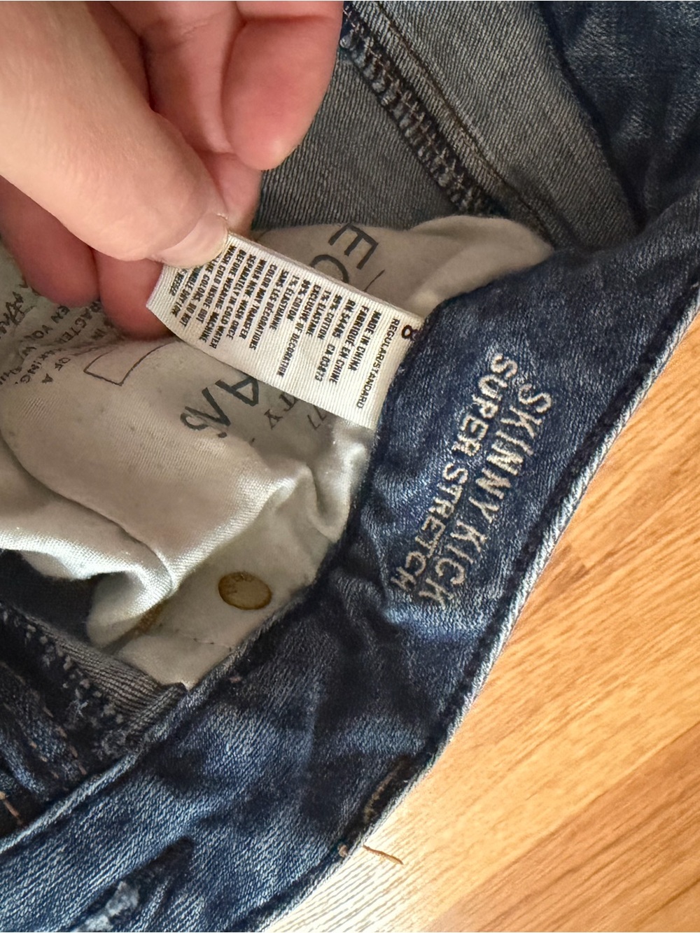 American Eagle Outfitters Women's Skinny Jeans in Blue - Picture 2 of 2